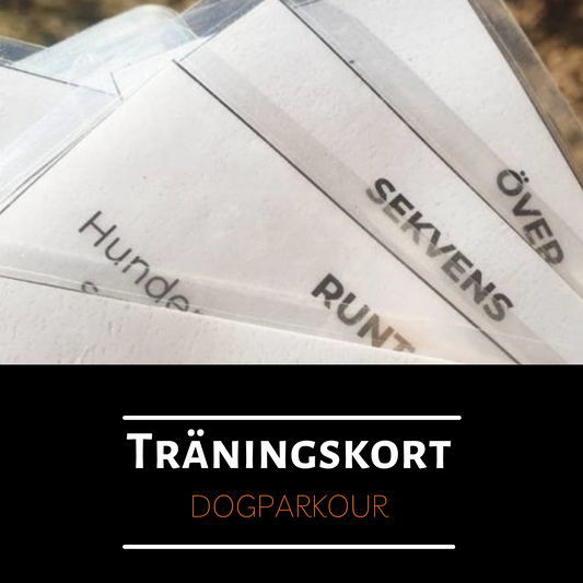 Dogparkour Digitala Träningskort för egen utskrift